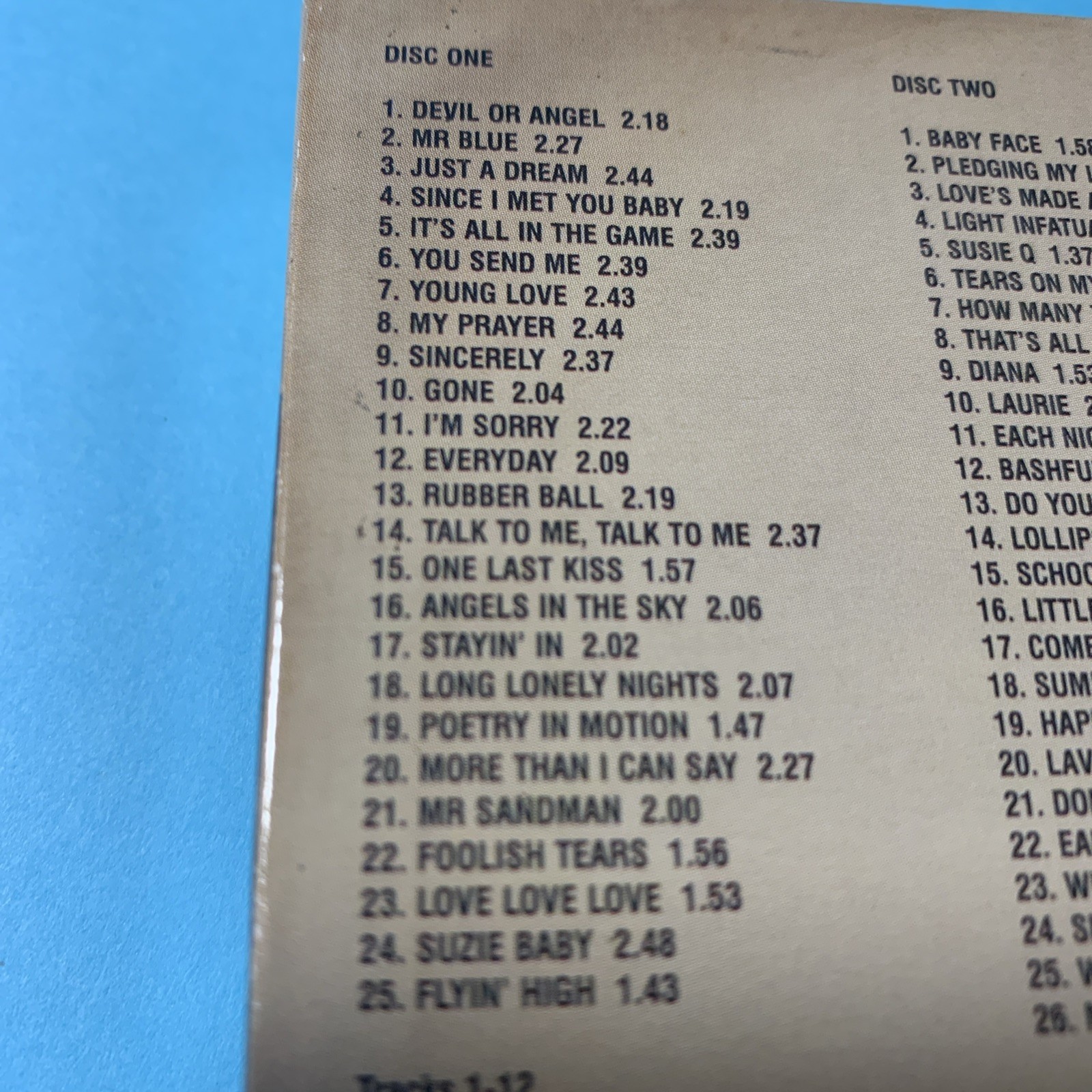 Bobby Vee - 8 Eight Classic Albums Plus Bonus Singles 4 CD Set - 103 Tracks - VG