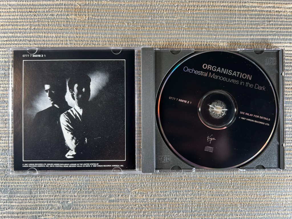 Orchestral Manoeuvres in the Dark Organisation CD Virgin Record 0777 7 86018 2 1