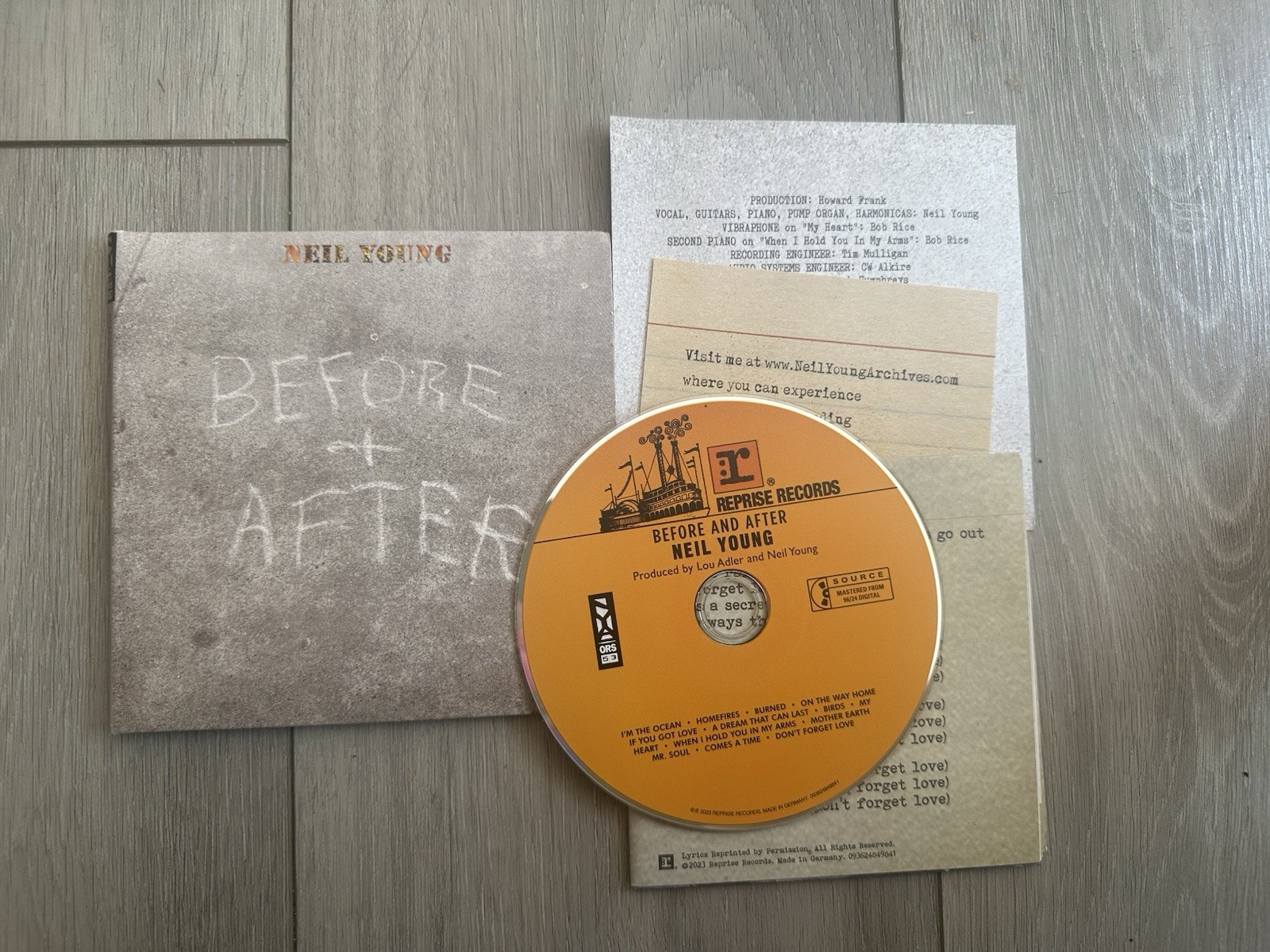 Neil Young - Before and After - CD Album