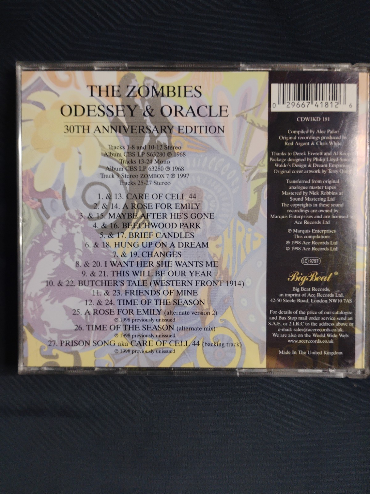 1960s PSYCHEDELIC ROCK 5 CD LOT!