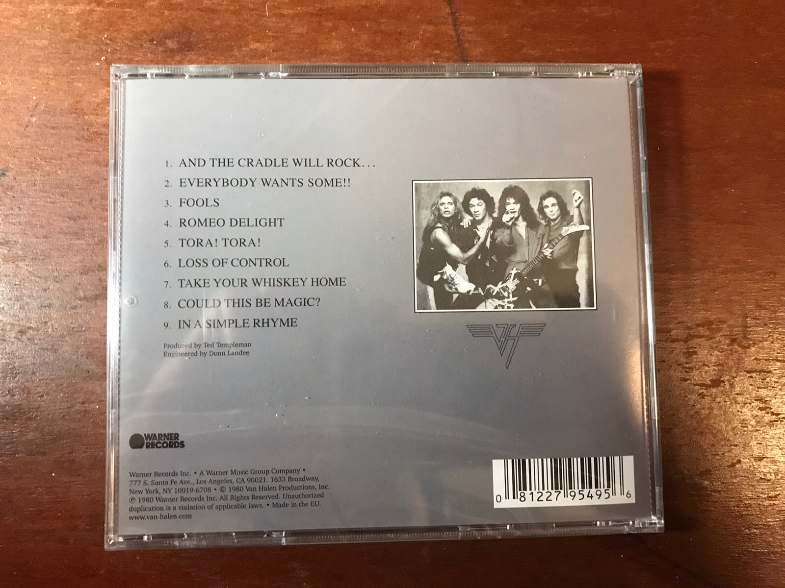 Woman & Children First by Van Halen CD Jewel Case format NIP Warner WB Records