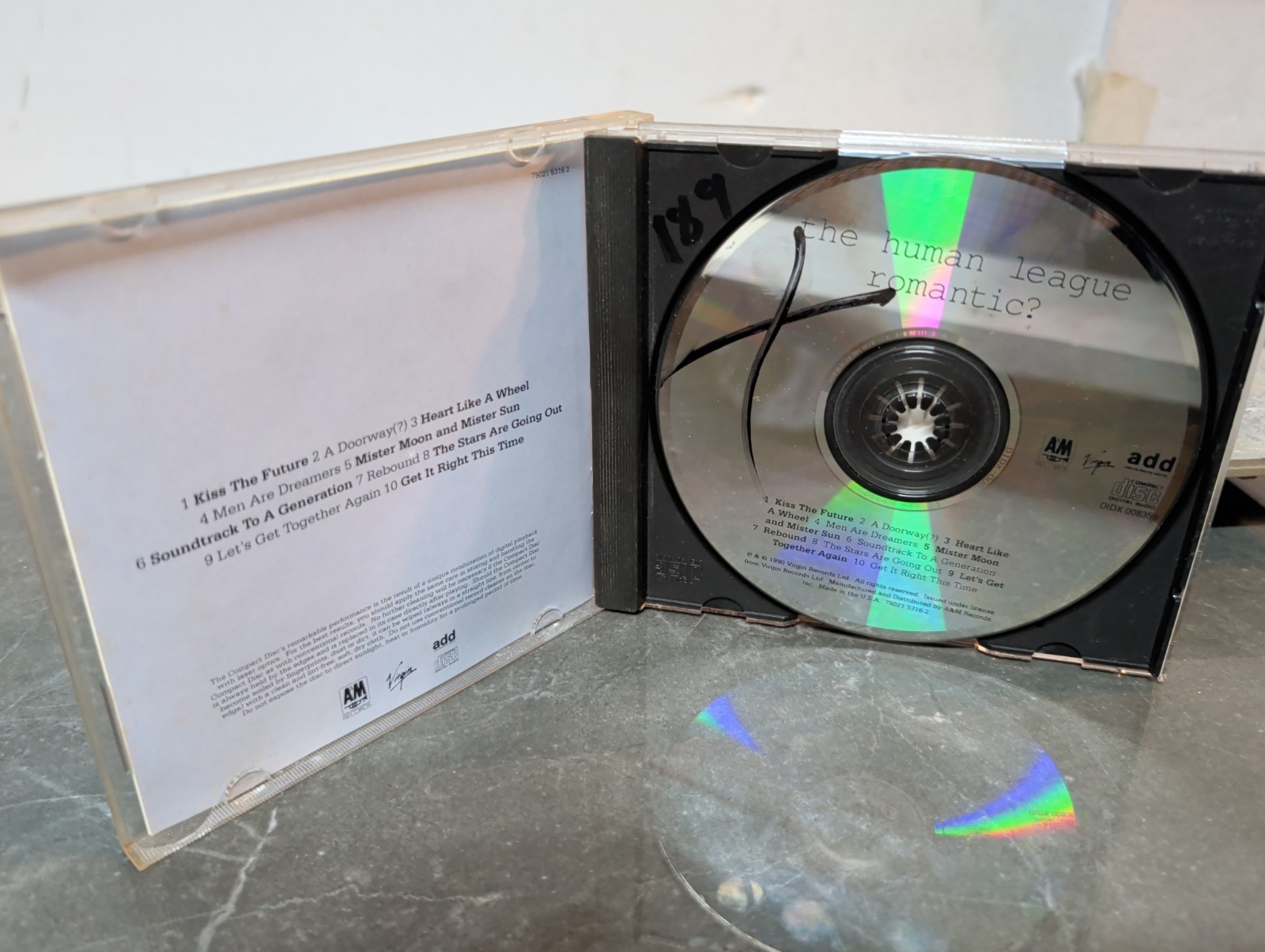 The Human League ‎– Romantic? 1990 PROMO CD Synth-Pop New Wave Electronic Pop