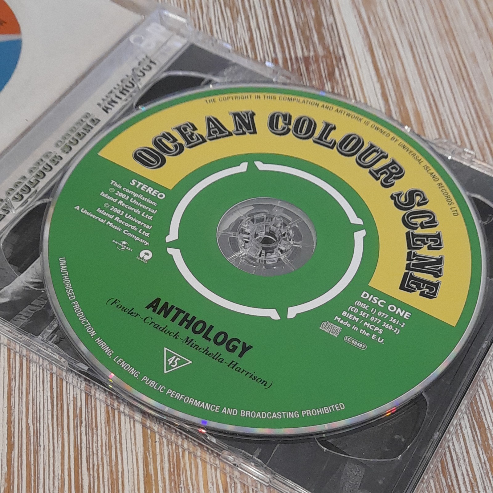Ocean Colour Scene – Anthology (2CD best of). Disks EXCELLENT. 100% play tested