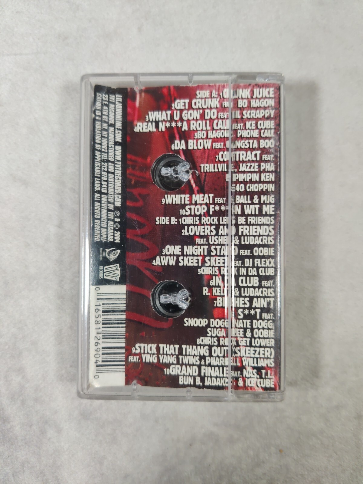 Crunk Juice [PA] by Lil Jon & the East Side Boyz Cassette 2004 TVT Records