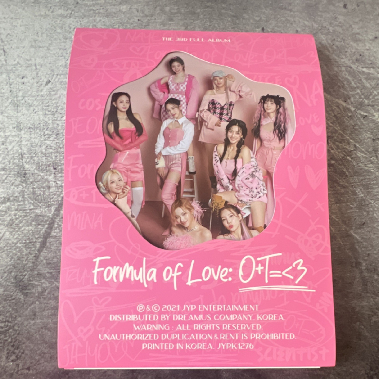 Twice Formula of Love: O+T= 3 Explosion Ver. CD 2021 K-Pop Pop JYP Entertainment