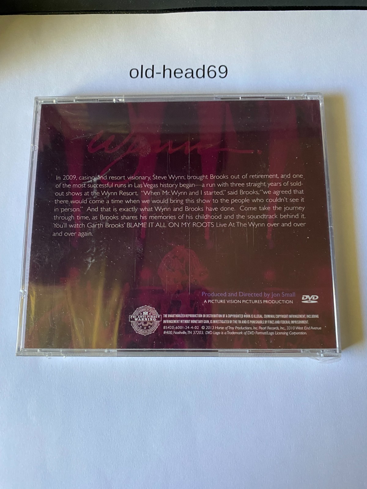 Garth Brooks – Blame It All On My Roots CD DVD 2013 Live Country Promo Sealed