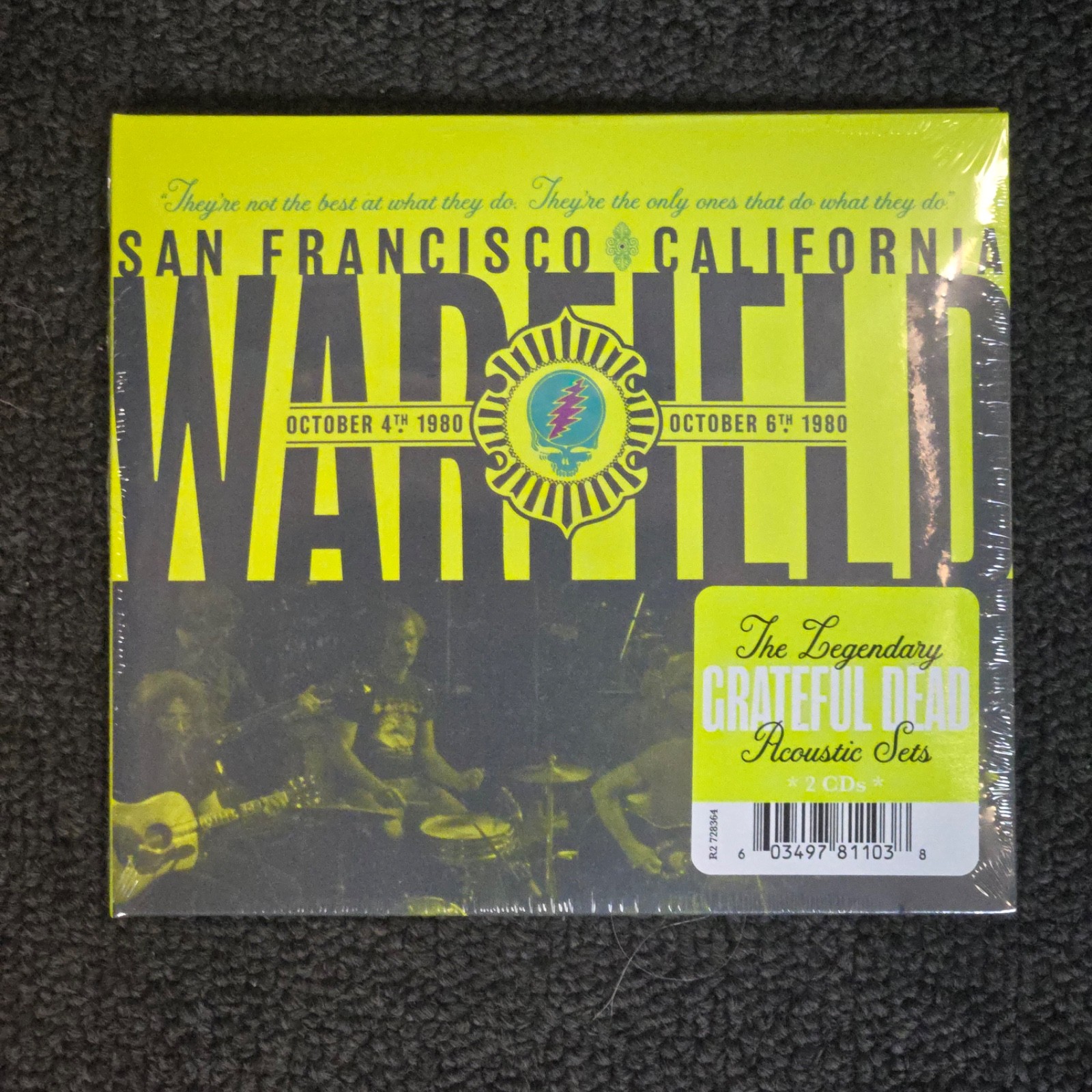 Grateful Dead The Warfield San Francisco CA Oct 4 & 6 1980 CD Record Store Day