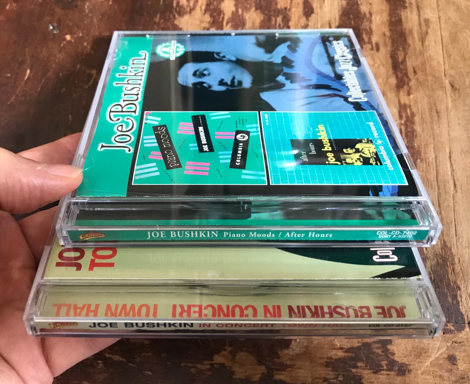 Joe Bushkin In Concert Town Hall & Piano Moods/After Hours 2 Collectables CDs!
