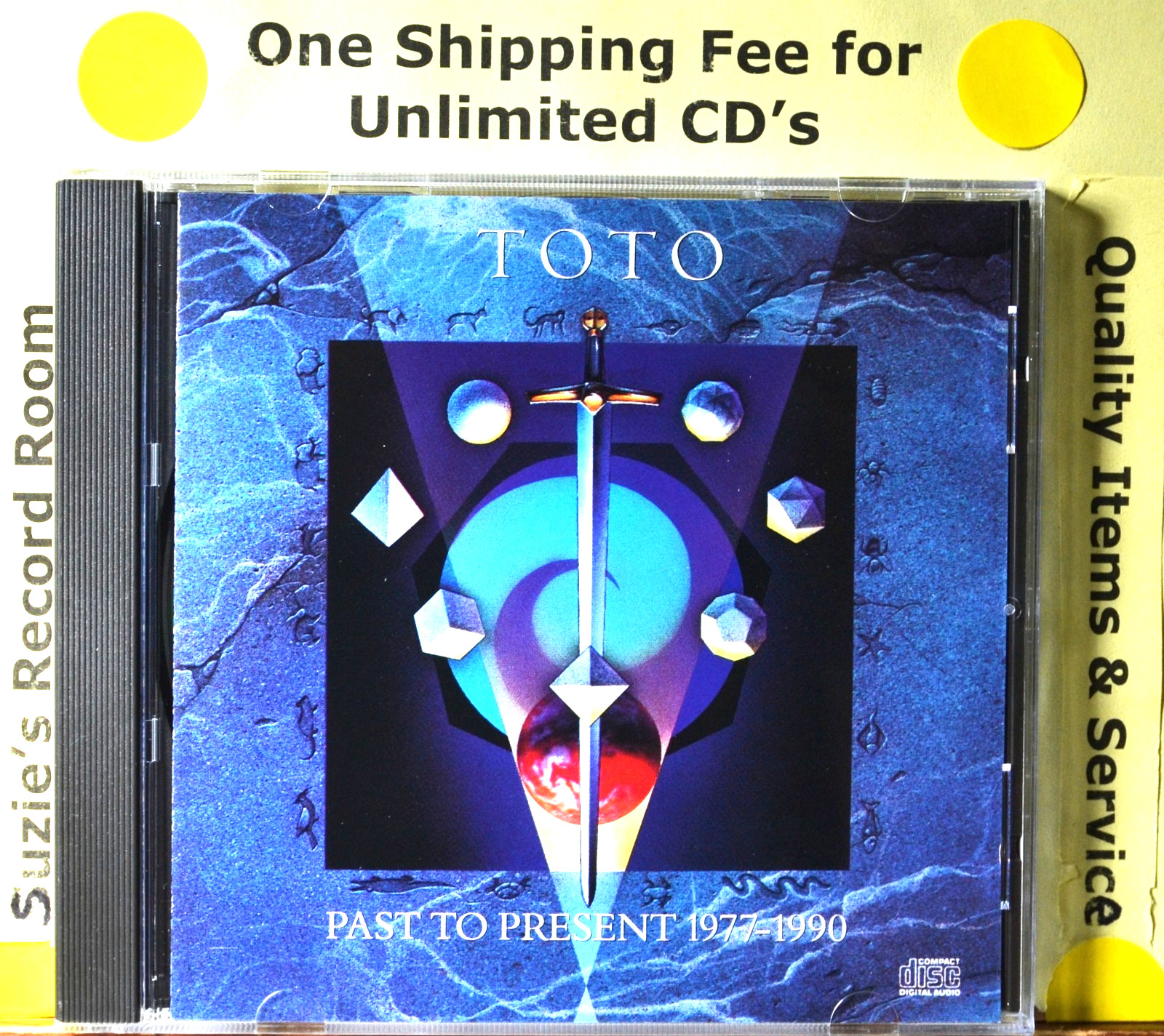 CD Toto Past to Present 1977-1990 Greatest Hits-Africa -Out of Love -COUPONS!