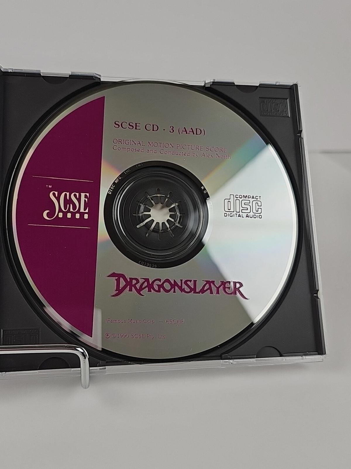 Dragonslayer Original Motion Picture Score CD Limited Edition Long Box 1990