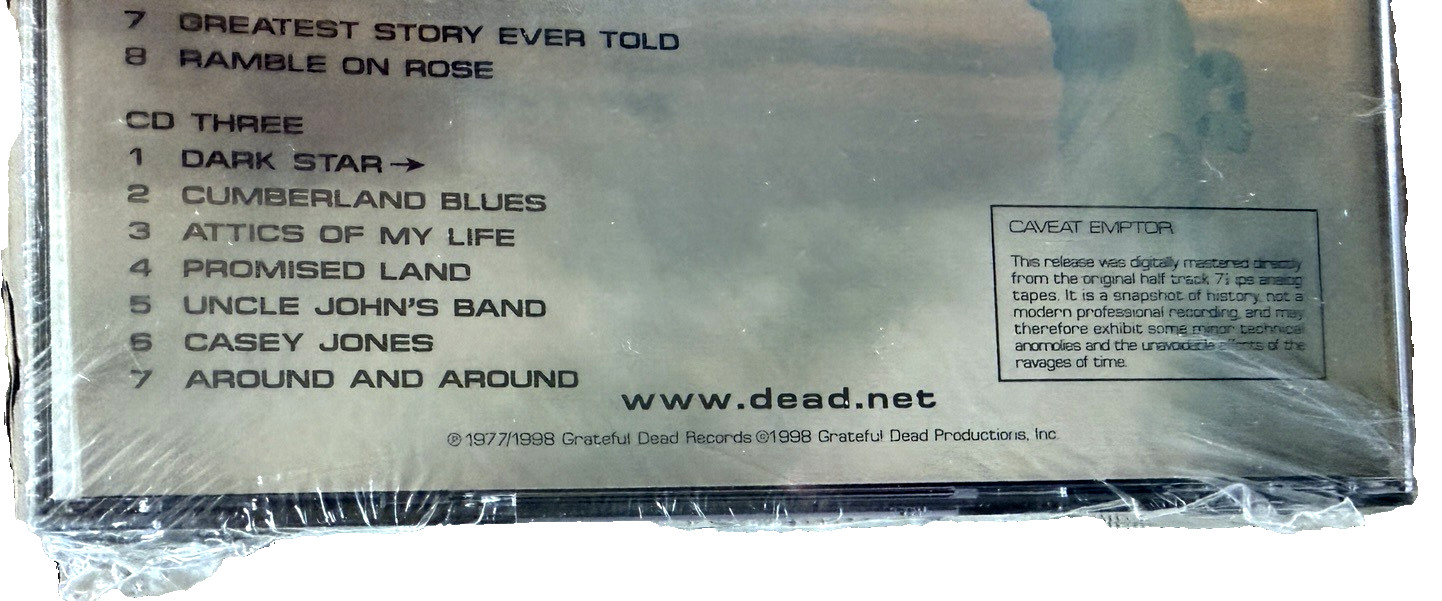 Dick's Picks, Vol. 11: 3-CD Box, 1998, Grateful Dead Records NEW IN SHRINK WRAP