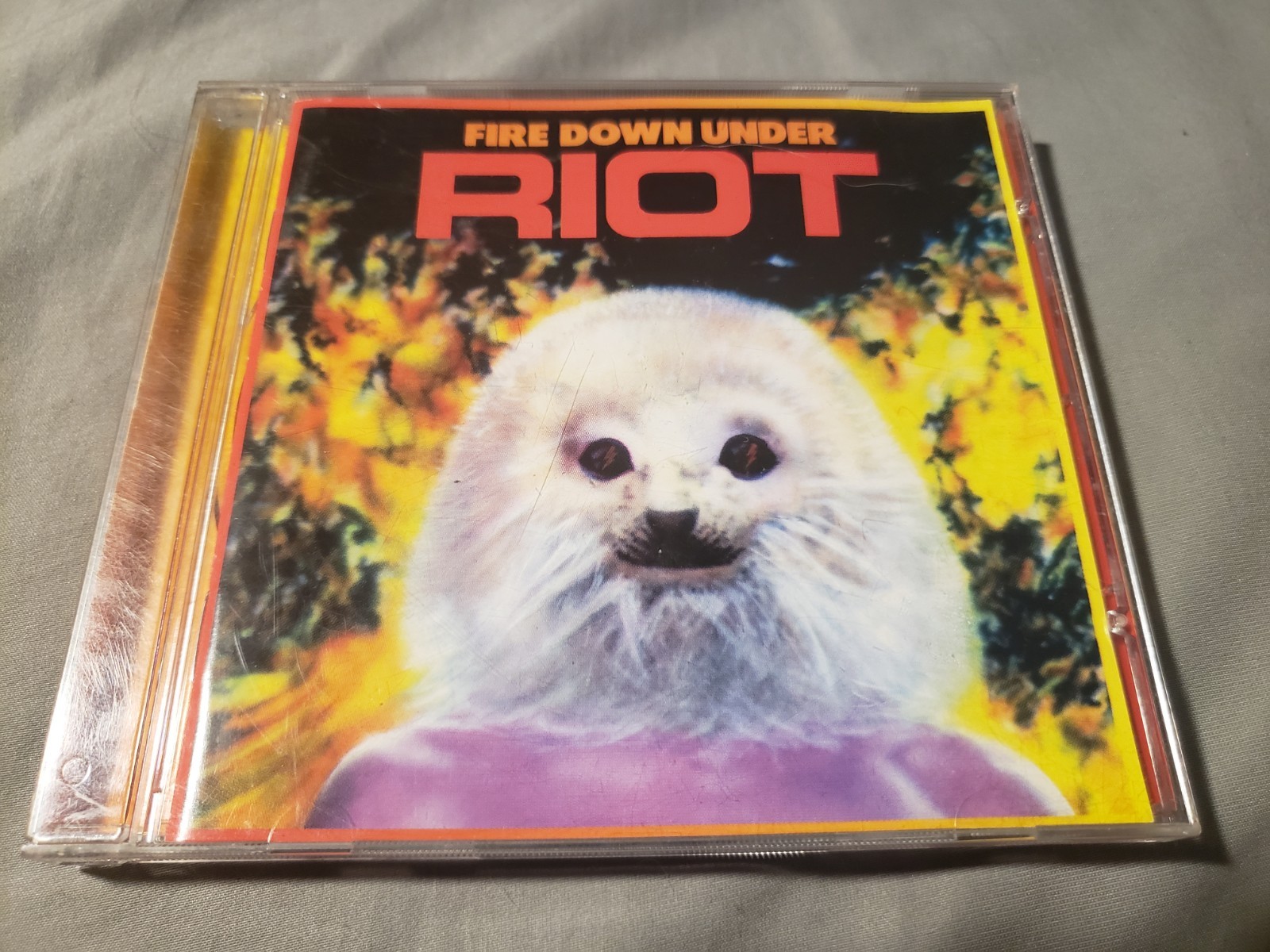 RIOT Fire Down Under (CD, 1997) High Vaultage Import With Bonus Tracks, Lyrics.