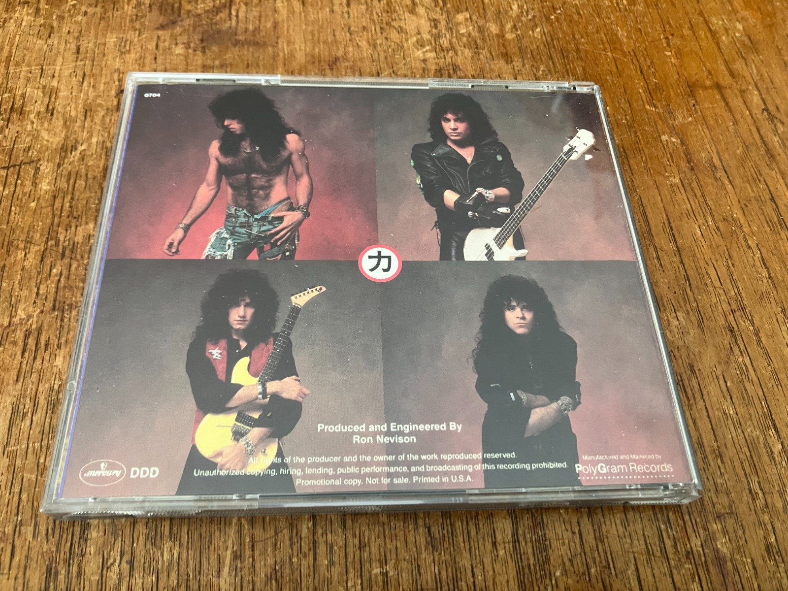 KISS Crazy Crazy Nights US PROMO CD-Single 1987 RARE Bruce Kulick Eric Carr