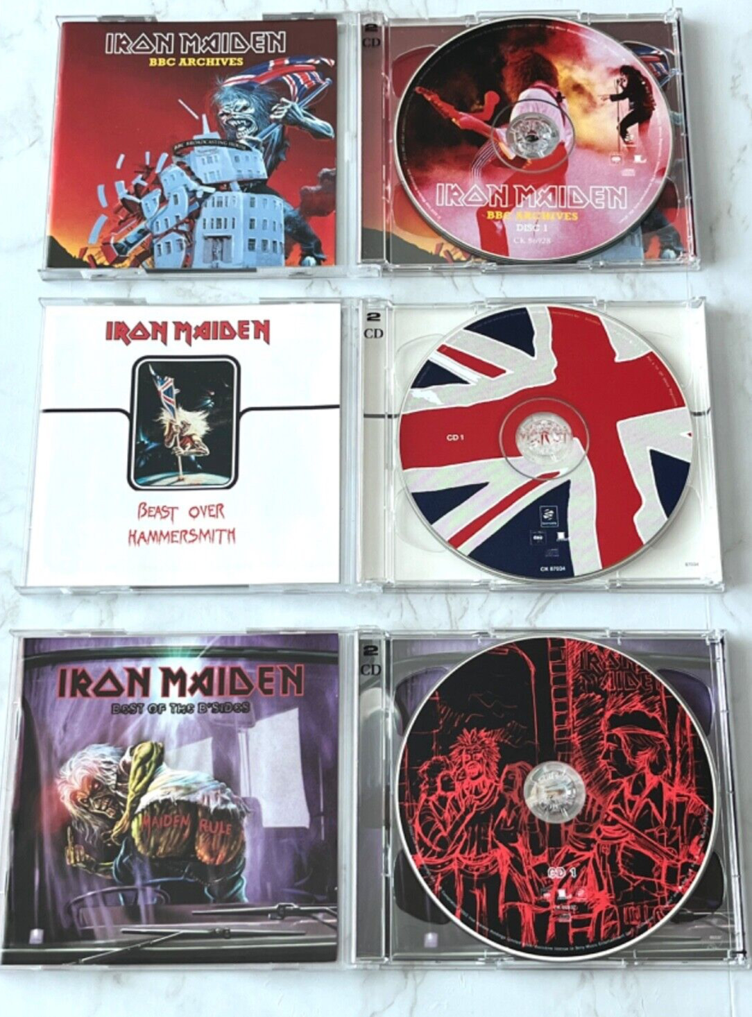 Iron Maiden Eddie's Archive 6 CD 🚨LIMITED ED. TIN BOX SET! NUMBERED!🚨RARE OOP