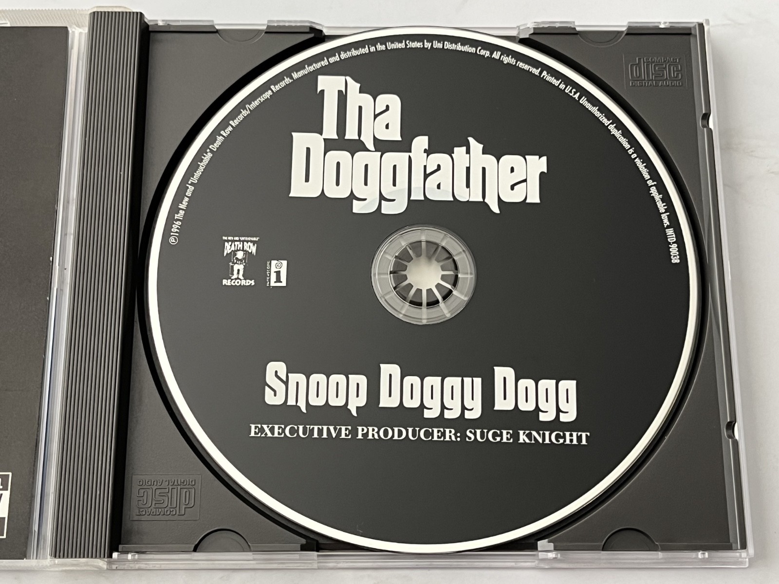 Snoop Doggy Dogg Tha Doggfather CD ORIGINAL 1996 Death Row INTD-90038 Vapors OOP