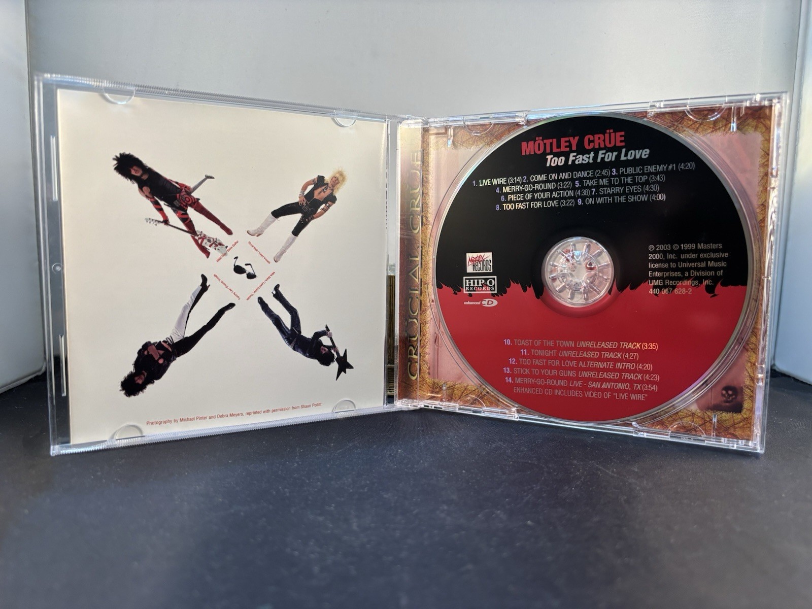 Motley Crue - Too Fast For Love (CD, 1982) BMG Direct Edition ~ FREE SHIPPING
