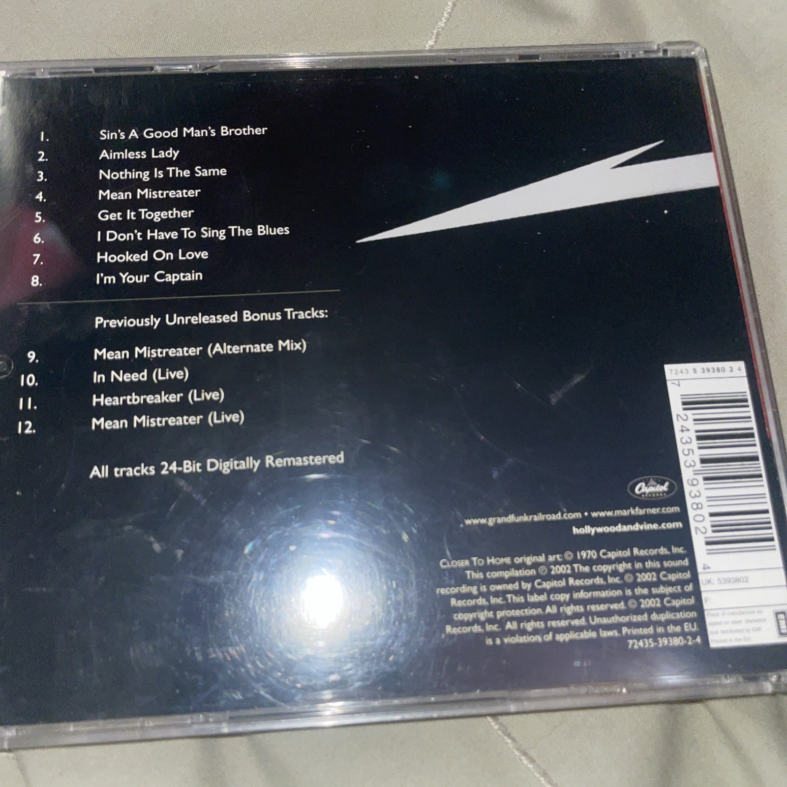 Closer to Home by Grand Funk Railroad (CD, 2002)