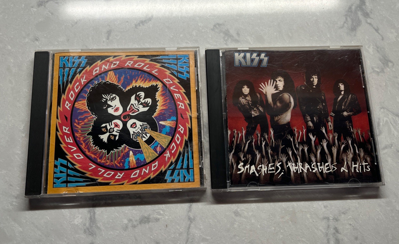 KISS CD Lot of 6: Destroyer, Rock and Roll Over, Hot in the Shade, Psycho Circus