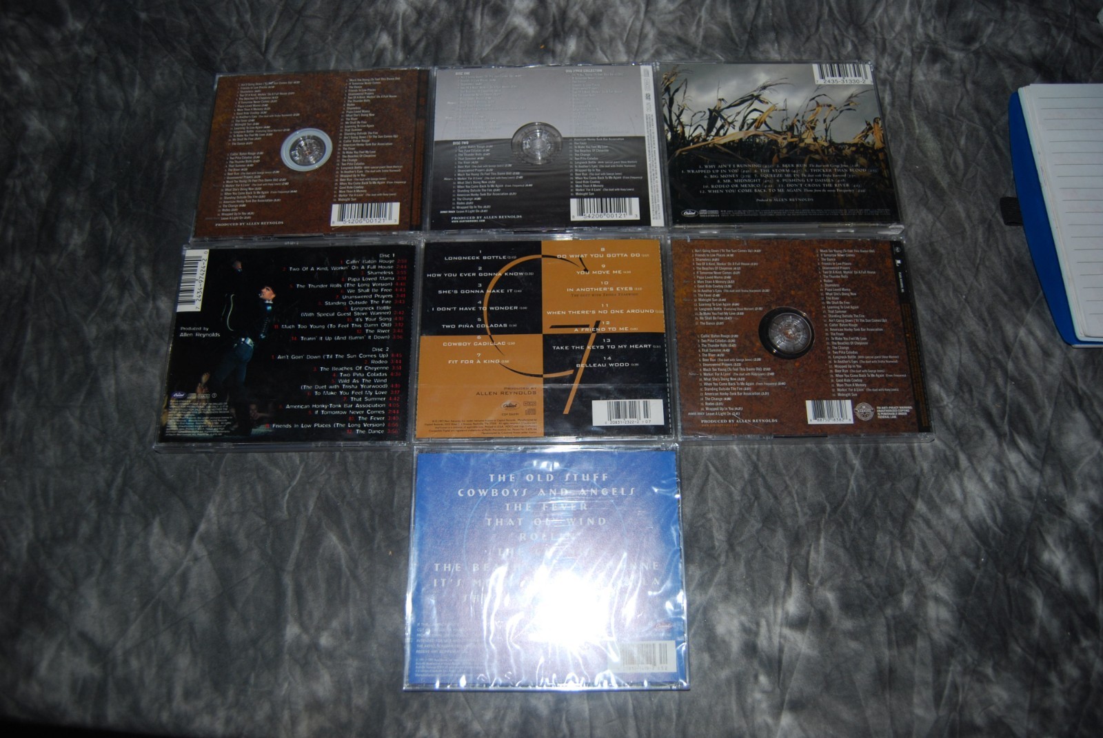 Lot of 7 Garth Brooks CDs Collection, The Ultimate Hits New Sealed, Sevens, More