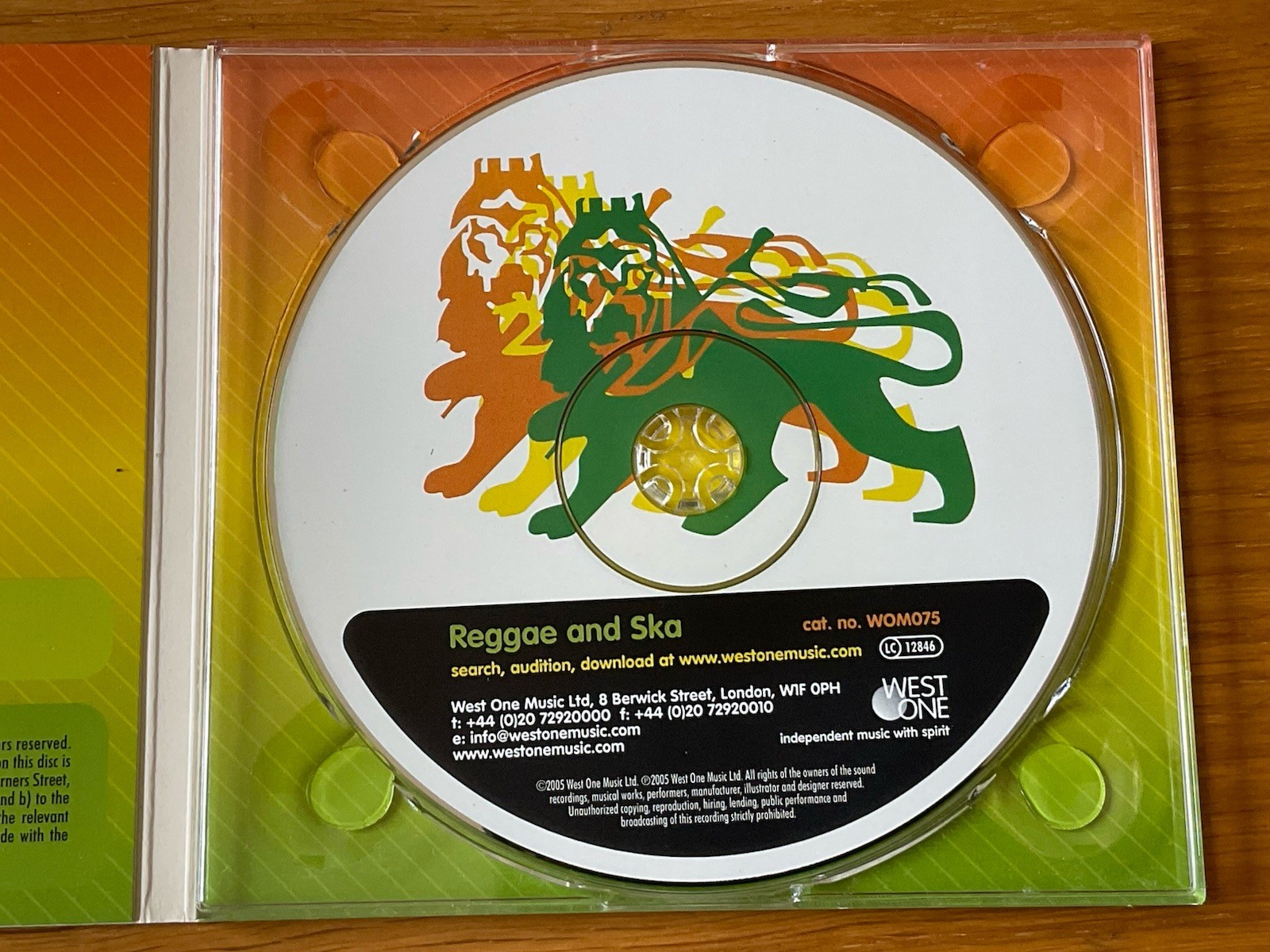 Reggae & Ska CD West One Records Hot Steppin’ Easy Skankin’ & Ska Mix Up WOM075