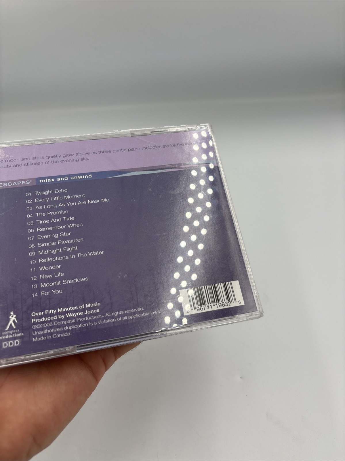 Lifescapes - Quiet Night CD 2008 Relaxing Piano Instrumental Compass