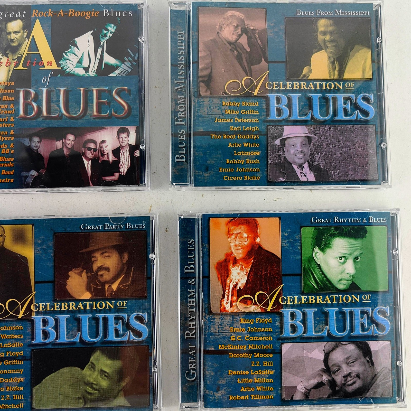 A Celebration of Blues 8 CD Lot Mississippi Louisiana Rhythm Boogie Compilation