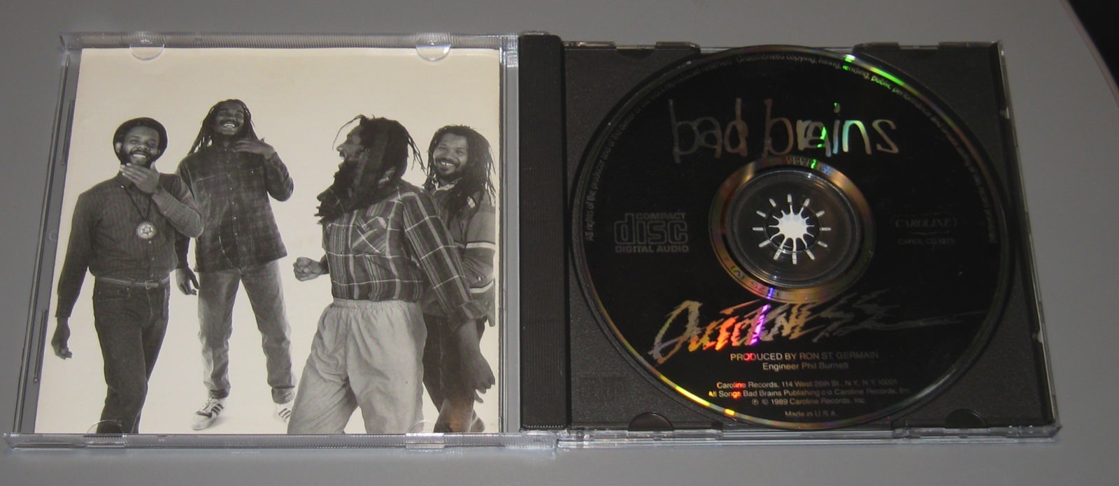Bad Brains - Quickness (CD, 1989, Caroline Records) Punk Hardcore