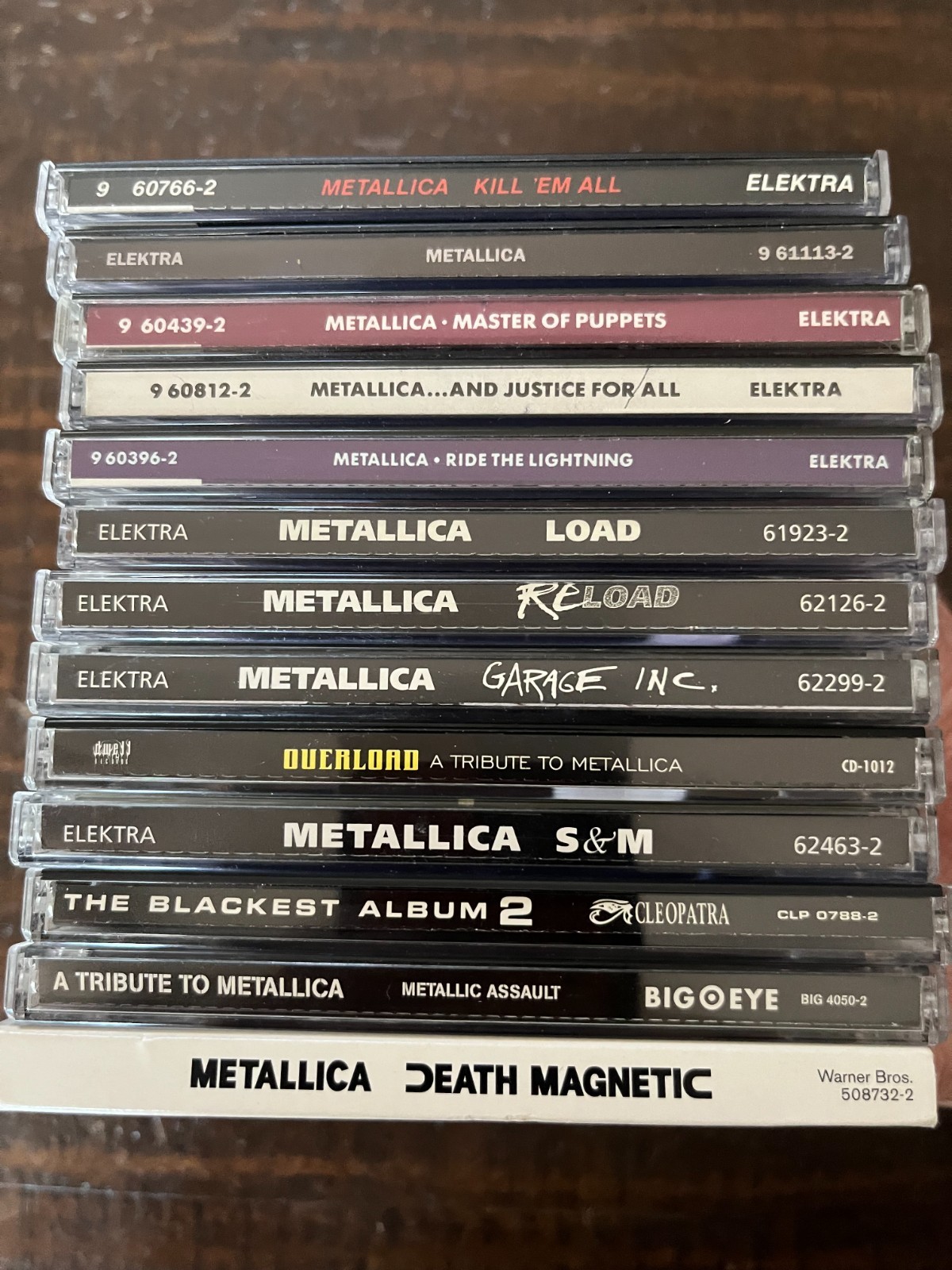 METALLICA 13 CD LOT Kill Em All Ride Lightning Master Puppets Justice + Tributes