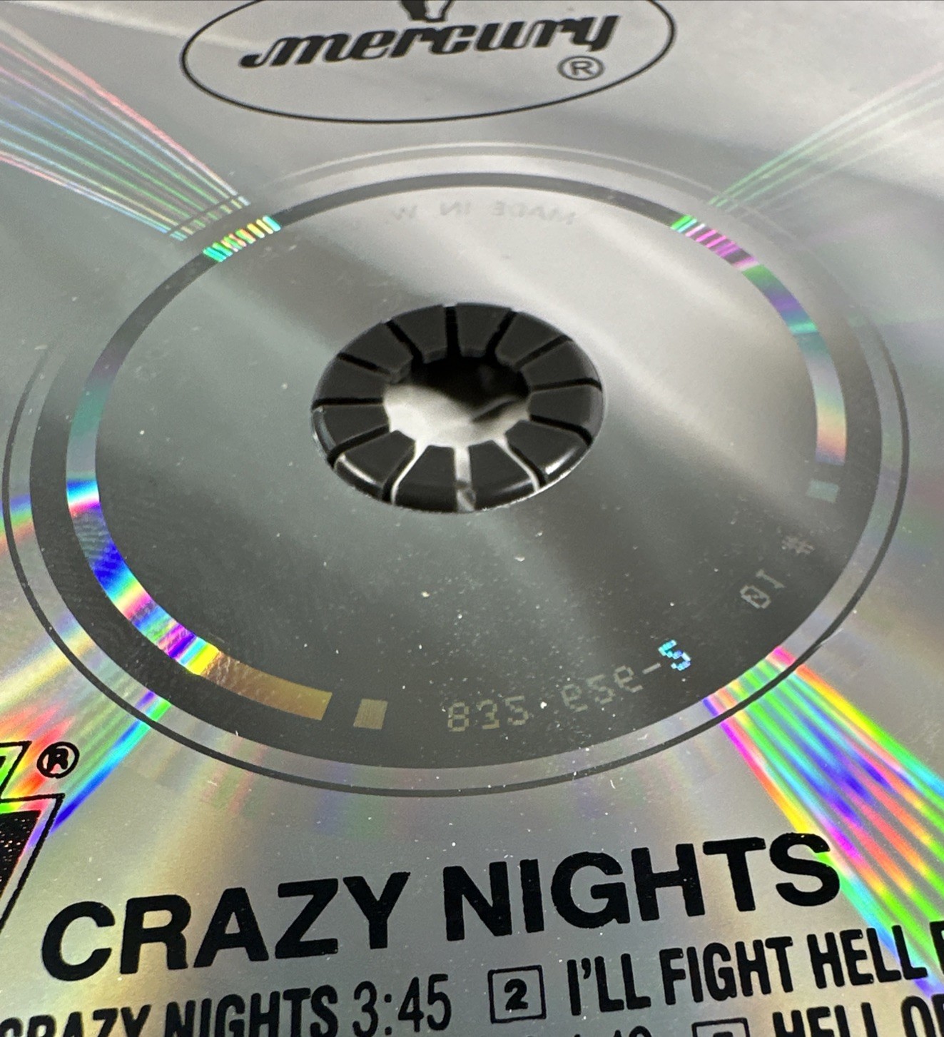 KISS Crazy Nights CD 832-626-2 West Germany 1st USA Pressing Carr Vintage Kiss