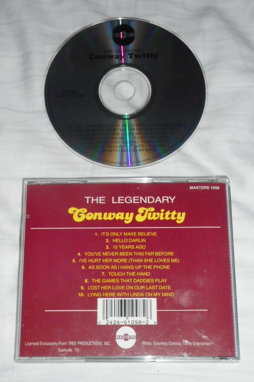 CONWAY TWITTY Legendary CD 1996 ITC Masters