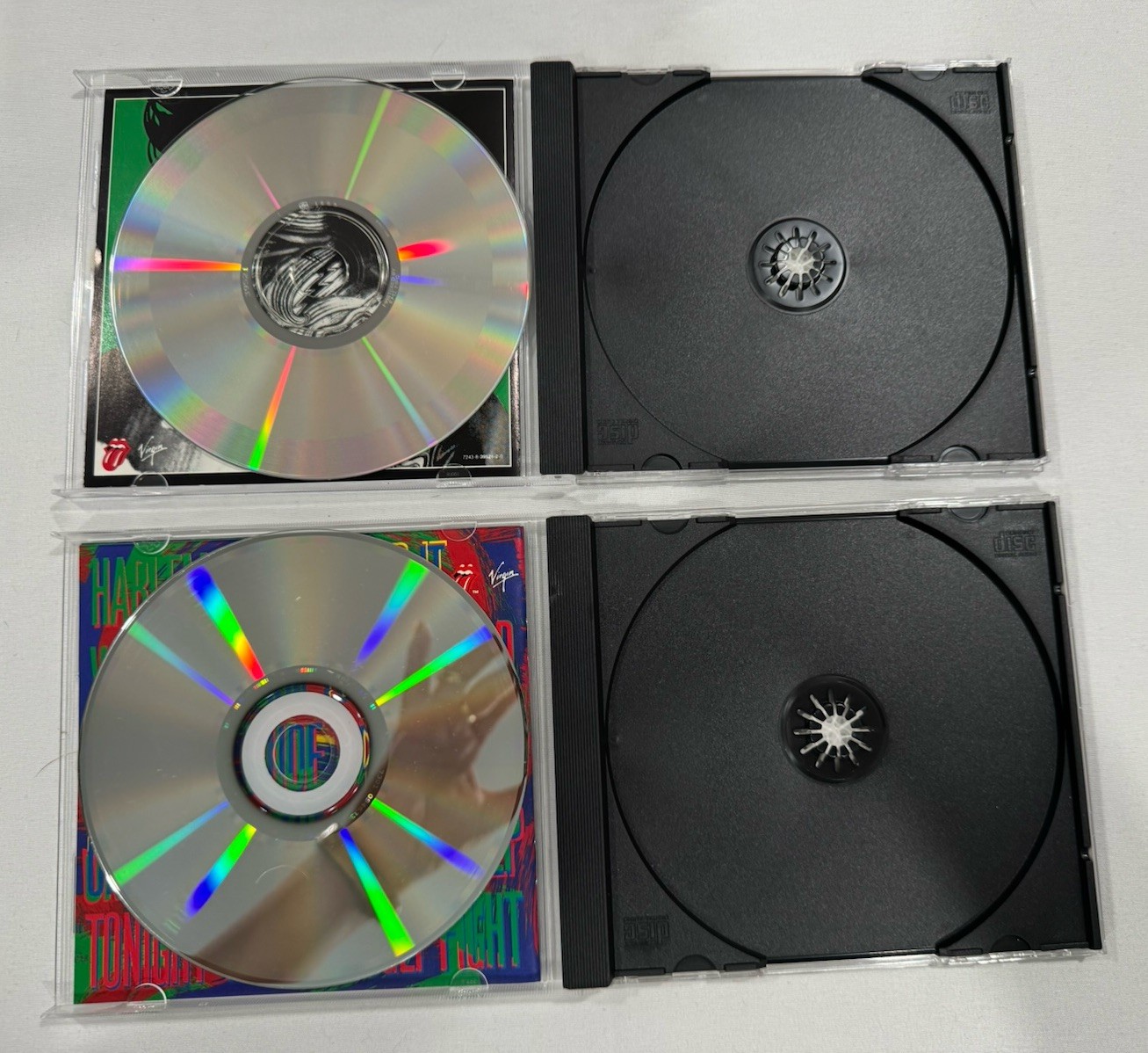 The Rolling Stones 4 CD Lot Tattoo You Dirty Work Flashpoint No Security