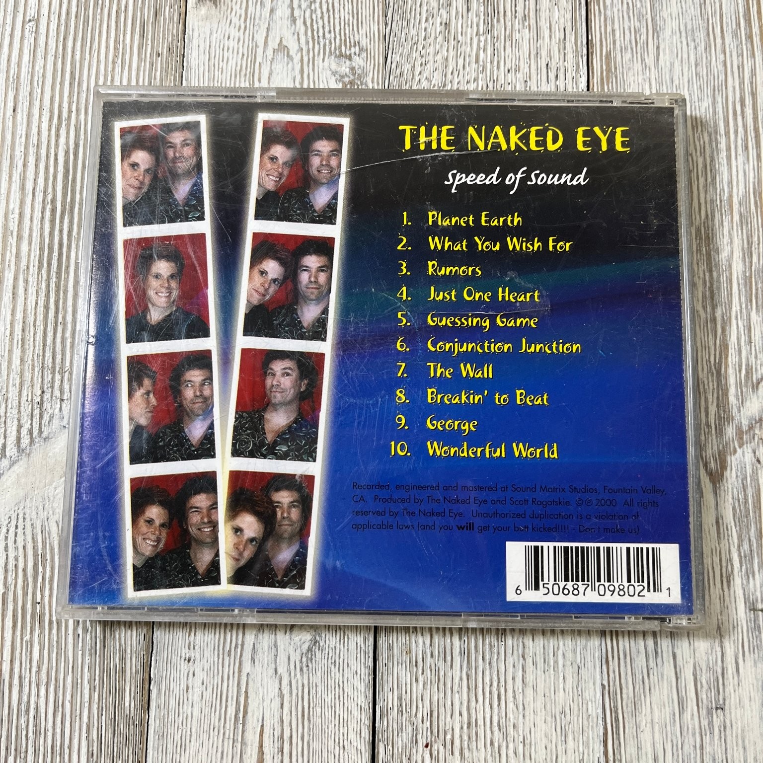 The Naked Eye – Speed of Sound CD 2000 Indie Rock Pop Self-Released