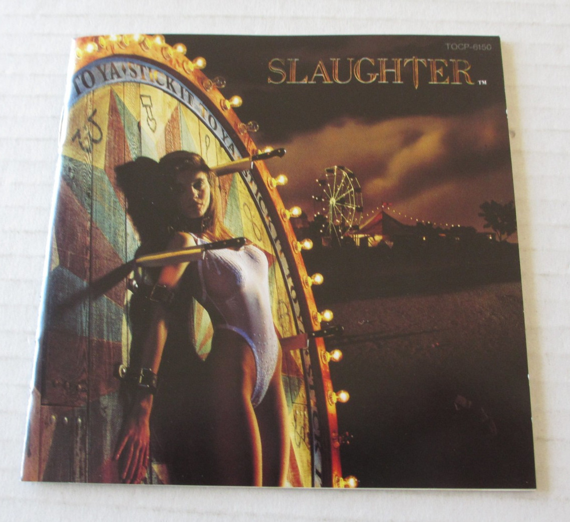 SLAUGHTER- STICK IT TO YA CD JAPAN PRESS 1991 80s HAIR METAL / GLAM TOCP-6150