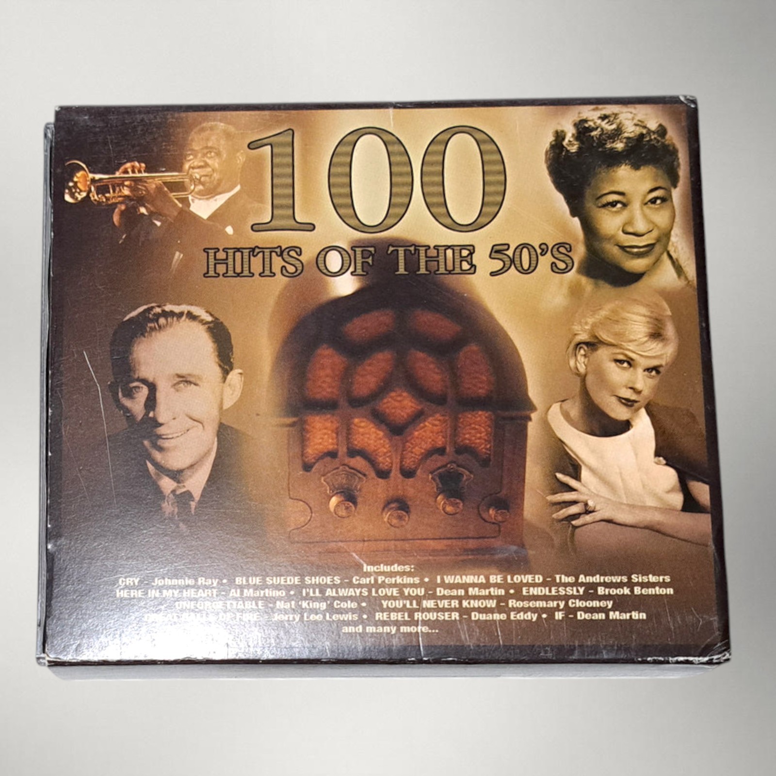 50's 100 Hits 4 CD set, in original sleeve and housed in individual jewel cases.