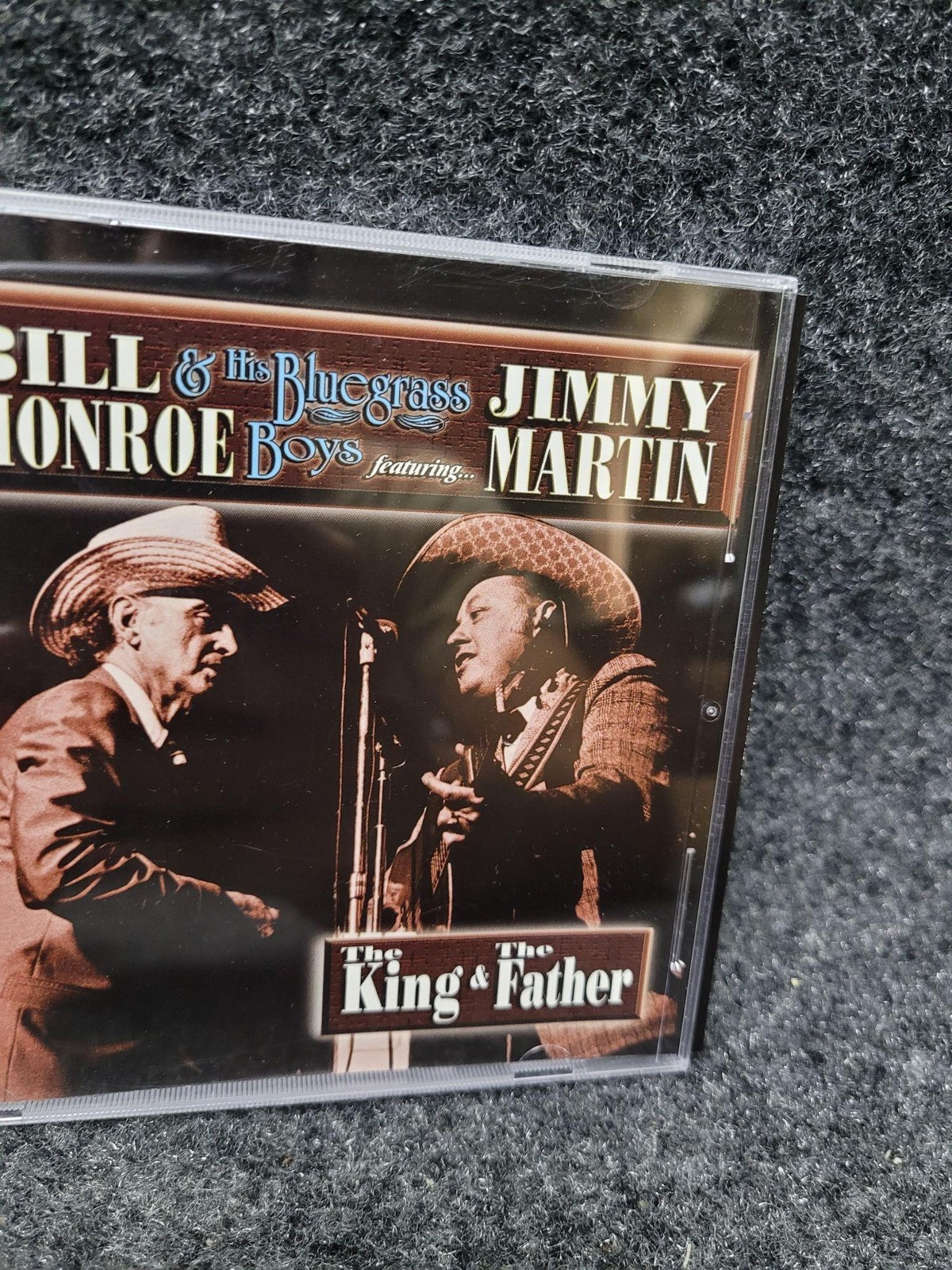 Bill Monroe Jimmy Martin CD The King & The Father 2004 Bluegrass Gospel Brown