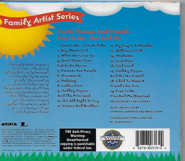Marlo Thomas And Friends - Free To Be...You And Me (CD) (Good Plus (G+)) - 41062