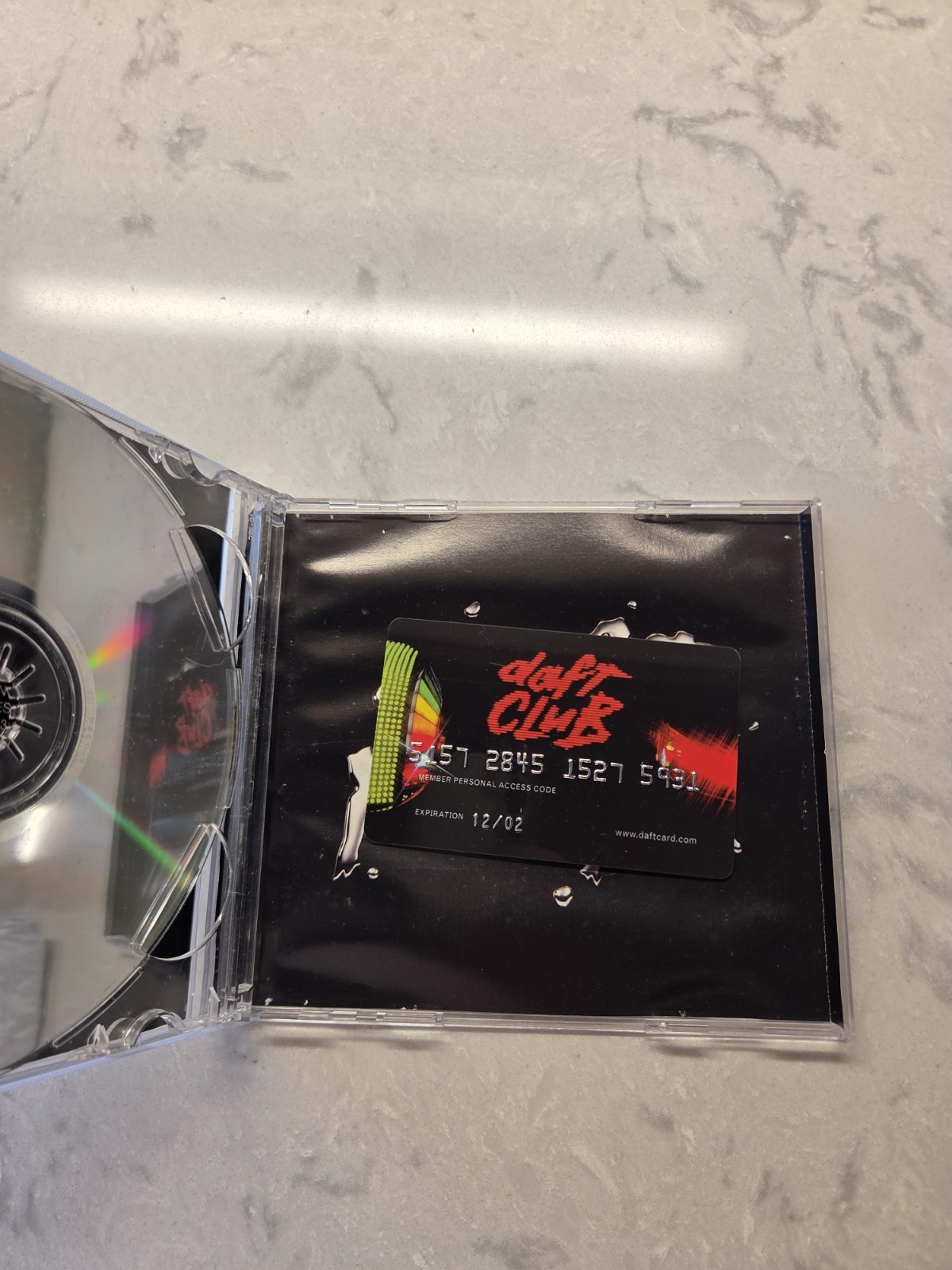 Daft Punk Discovery CD, 2001 w/ Membership Card Credit Card TESTED French House