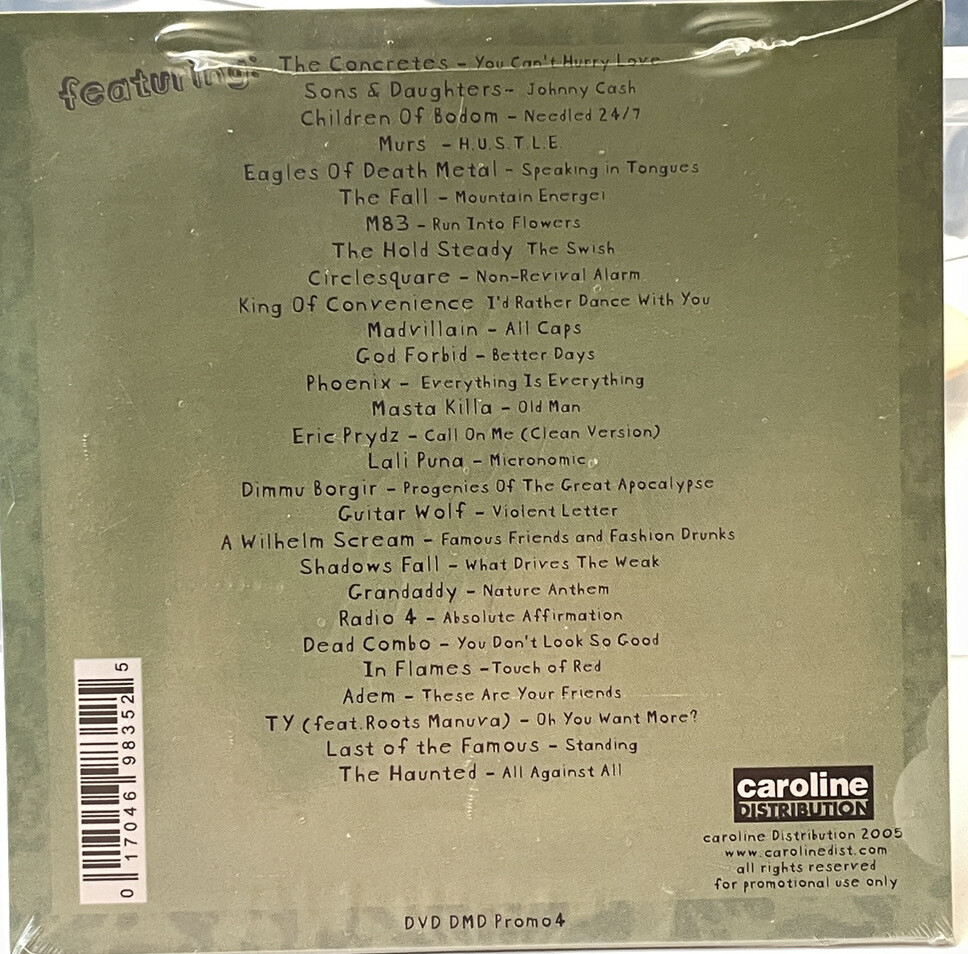 Blast Off - Caroline Distribution DVD Sampler. Various Artists - SEALED