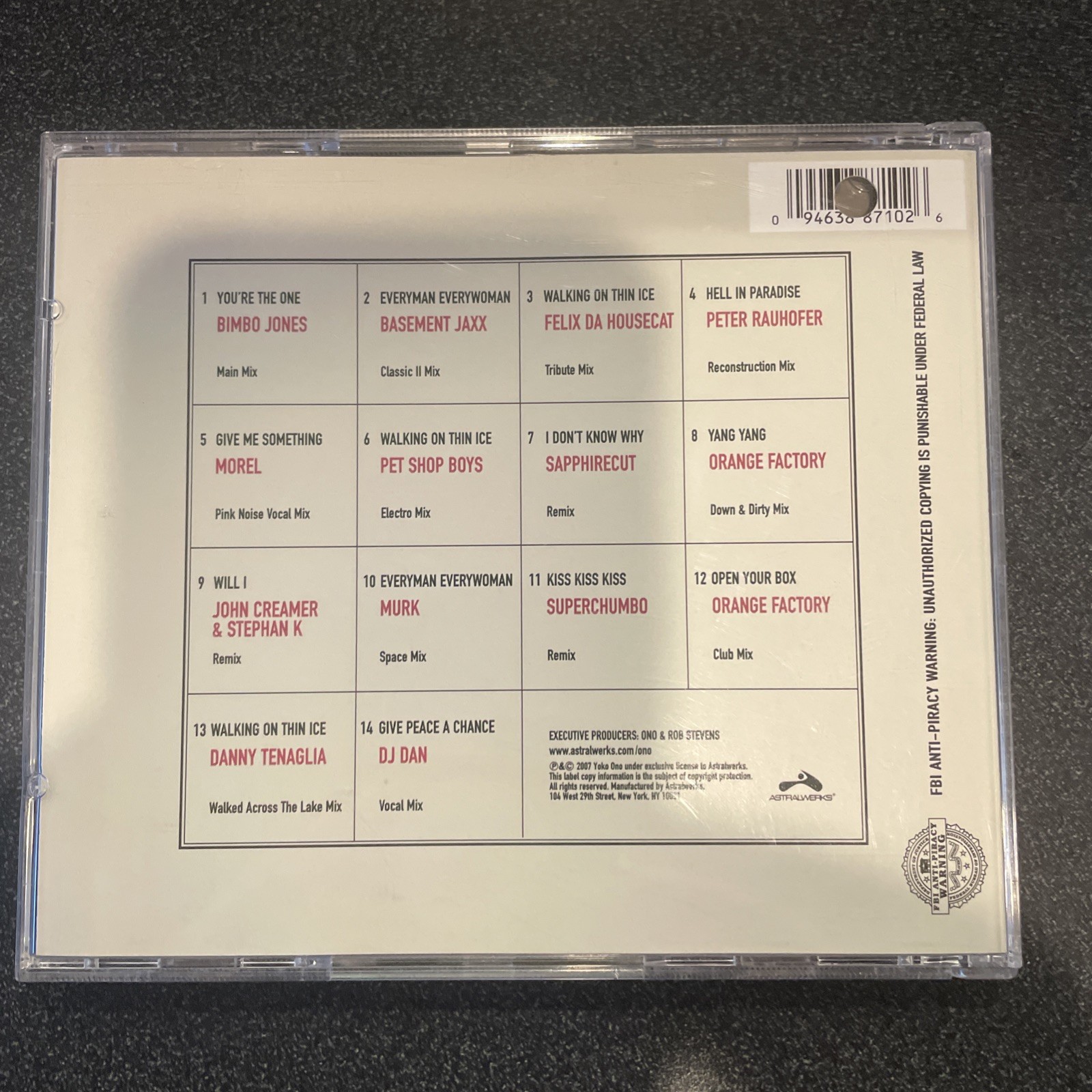Yoko Ono - Open Your Box - PROMO -CD,