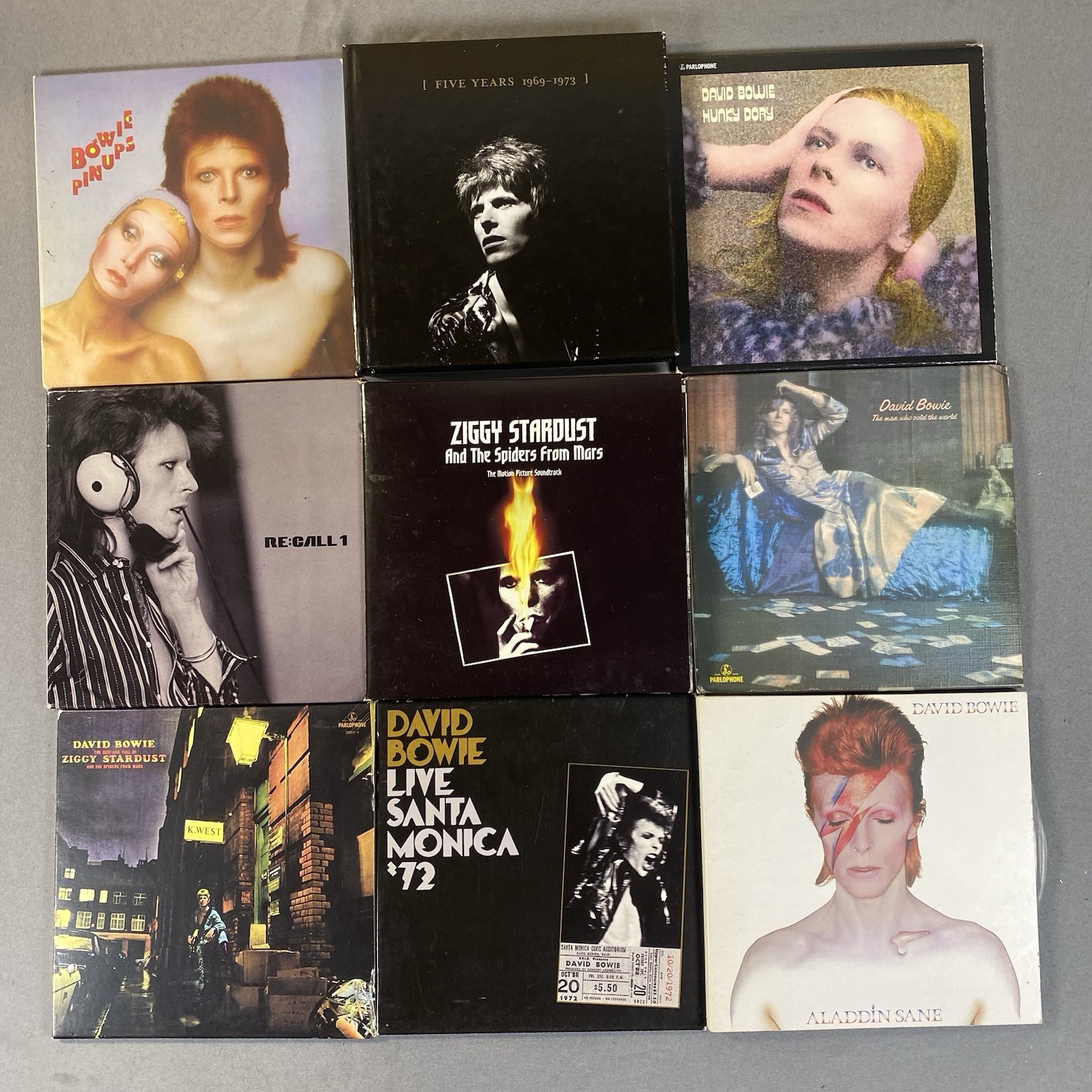 David Bowie Five Years 1969-1973 Book And 8 CDs