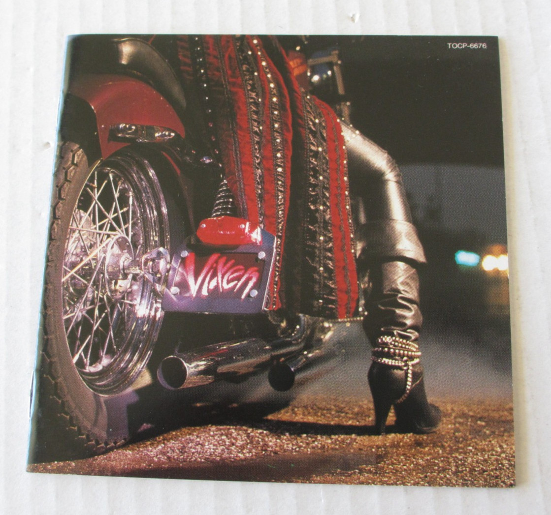 VIXEN- SELF-TITLED DEBUT CD 1991 80s HAIR METAL GLAM ROCK POISON TOCP-6676
