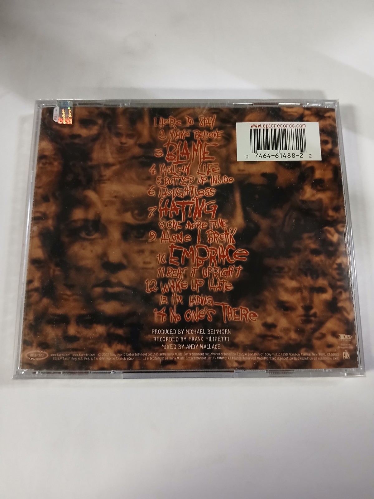 Untouchables (Limited Edition) By Korn (CD, 2002) NEW!!!