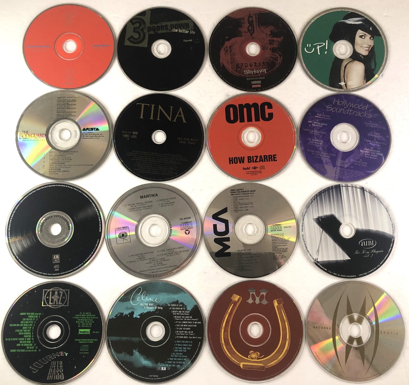 CD's Pick Choose your own-LOT #9A-Country, Rock, Rap, R&B -Combined S/H-UPDATED!