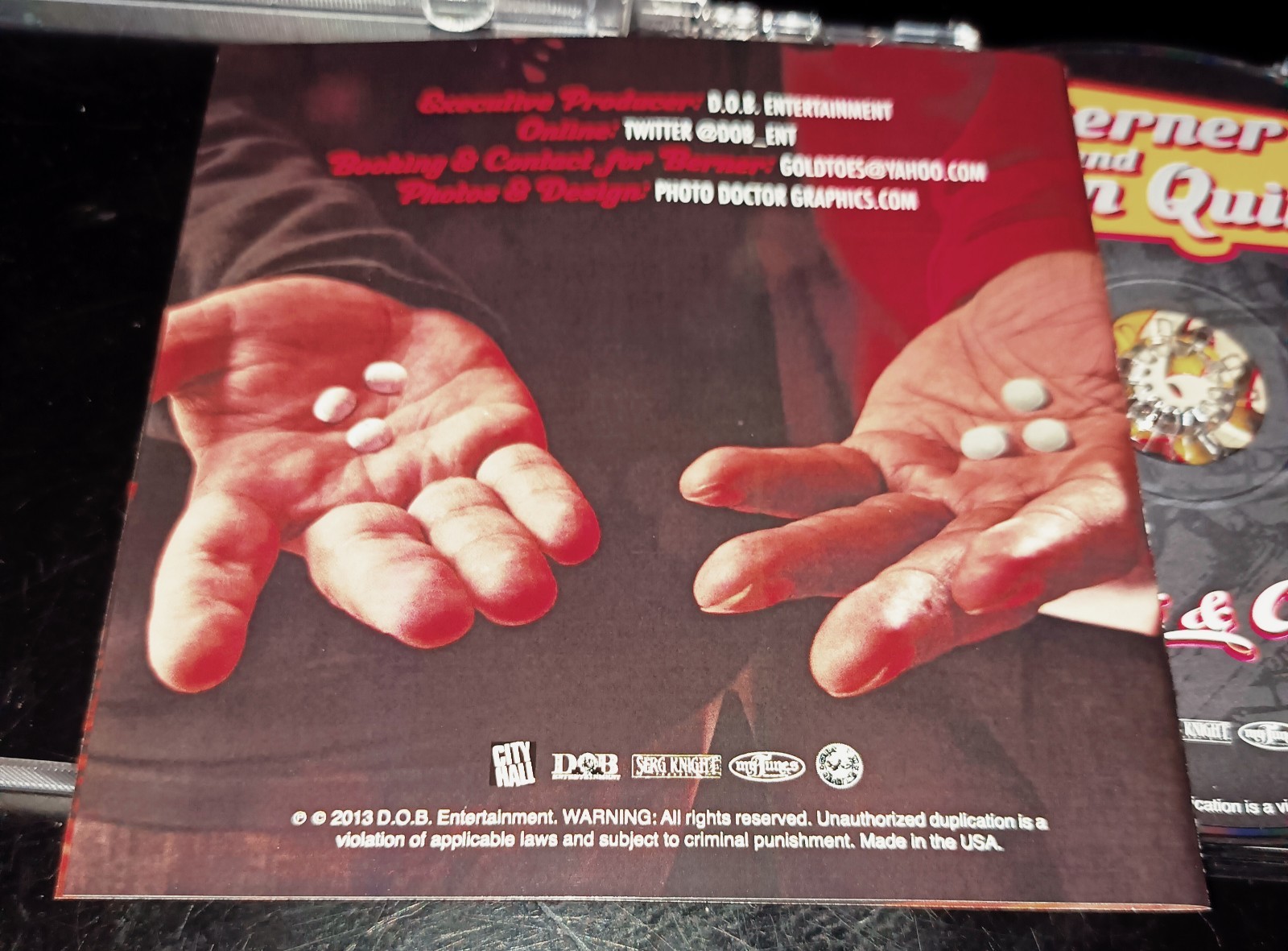 Berner And San Quinn (Cookies & Cream) Rare BayRap,Big Tone,Baldhead Rick,G Funk