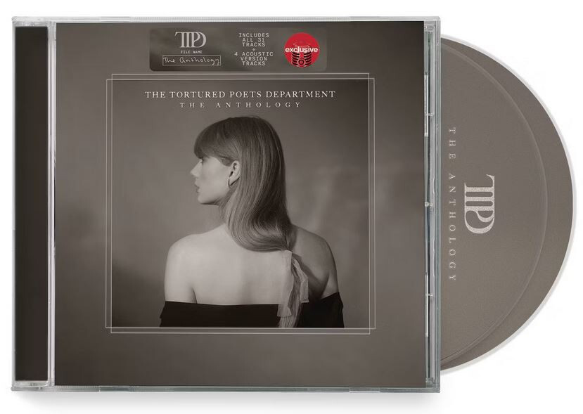 TAYLOR SWIFT THE TORTURED POETS DEPARTMENT ANTHOLOGY CD - Target Exclusive - New