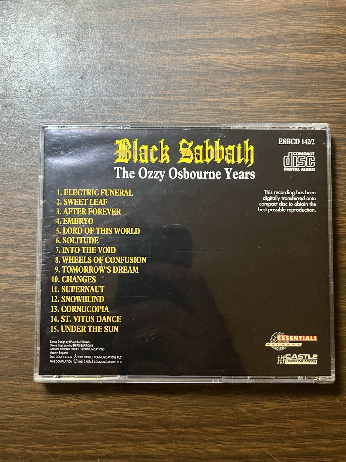 Black Sabbath The Ozzy Osbourne Years 3x CD 1991 Castle Heavy Metal ESBCD Tested