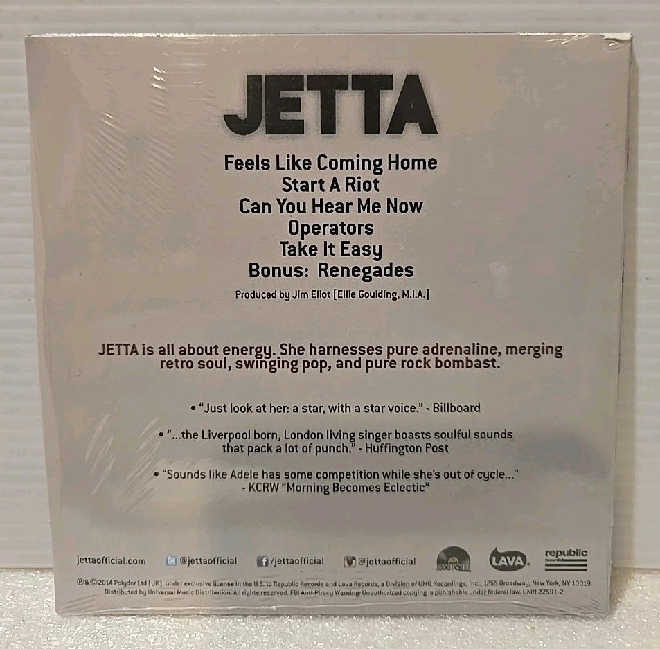 Jetta Feels Like Coming Home Record Store Day CD
