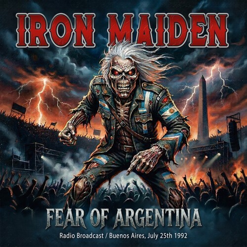 Iron MAiden Live Radio Broadcast cd Fear of Argentina Buenos Aires