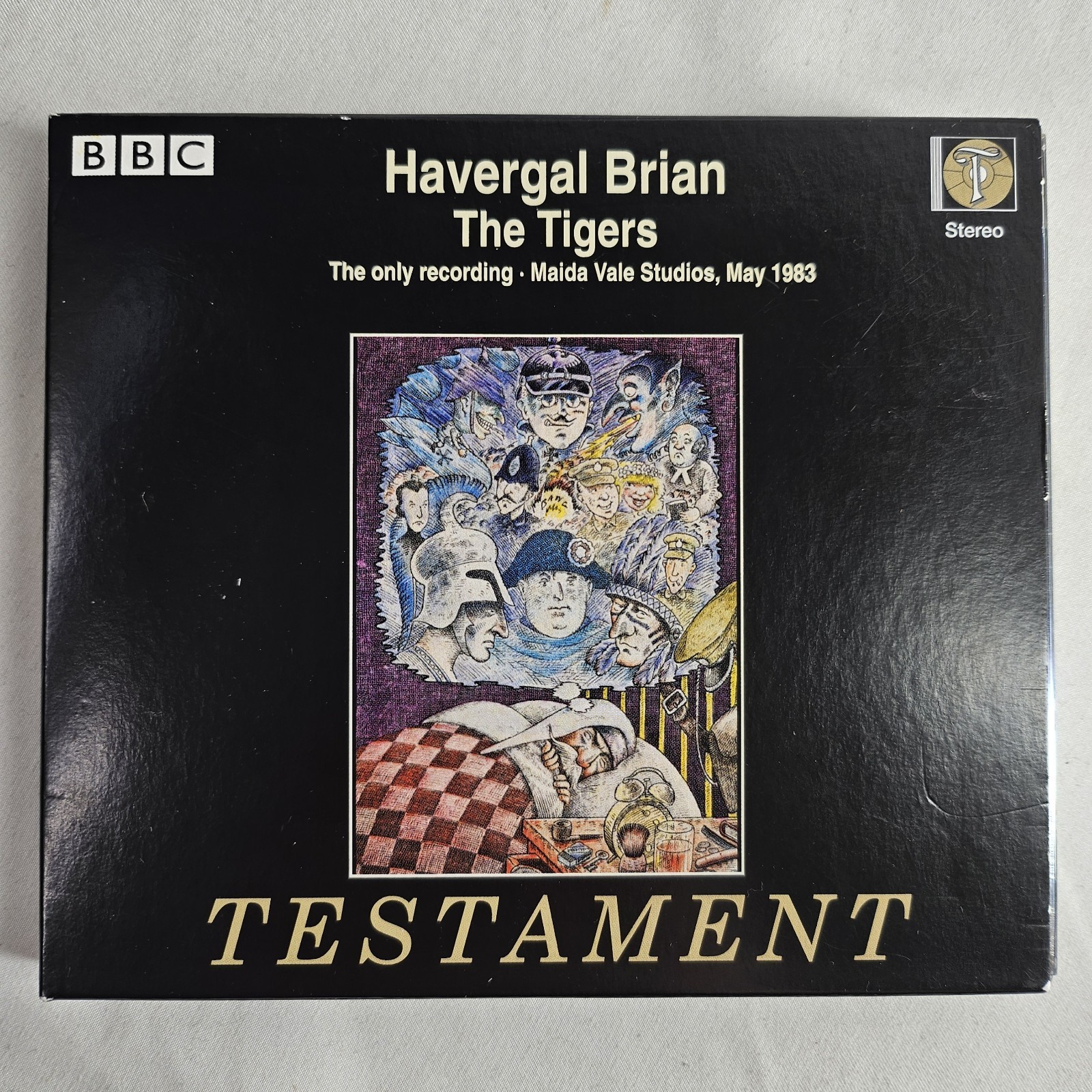 Havergal Brian The Tigers 2014 BBC & Testament x3 Audio CDs w/ Booklet Insert