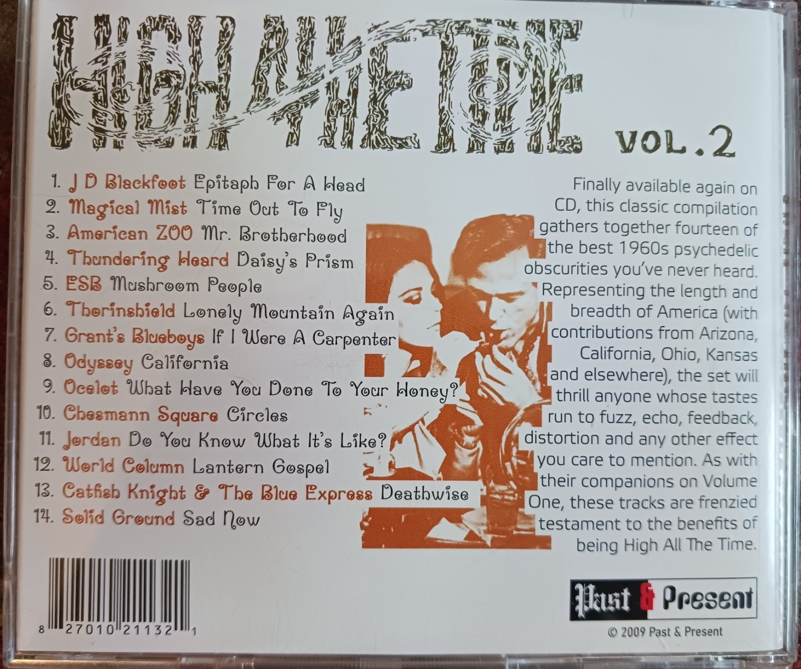 Various 60s Psych Acid Rock Gara "High All The Time Vol. 2" CD